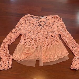 European Brand Eyelet Top XL siE